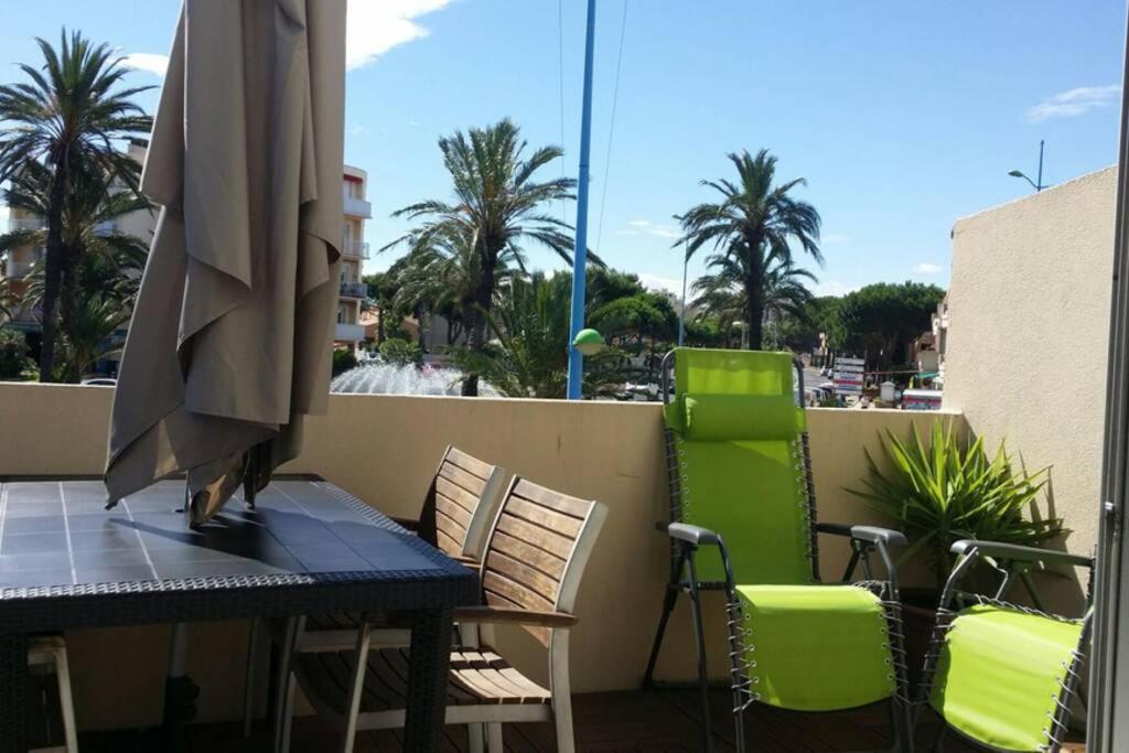 Beau T2 Climatise Avec Terrasse 100M Plage Leilighet Saint-Cyprien  Eksteriør bilde